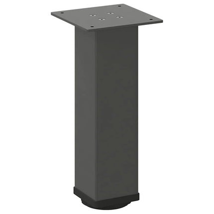 sofabordsben 4 stk. antracit 30-32 cm stål