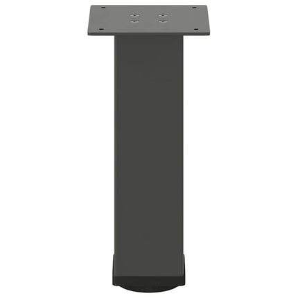 sofabordsben 4 stk. antracit 30-32 cm stål