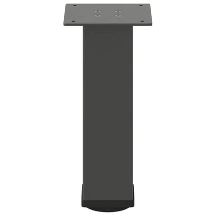 sofabordsben 4 stk. antracit 30-32 cm stål