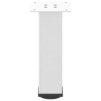 sofabordsben 4 stk. hvid 42-44 cm stål