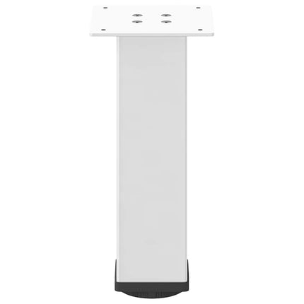 sofabordsben 4 stk. hvid 42-44 cm stål