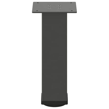 sofabordsben 4 stk. antracit 42-44 cm stål