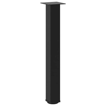 konsolbordben 4 stk. sort 72-74 cm stål