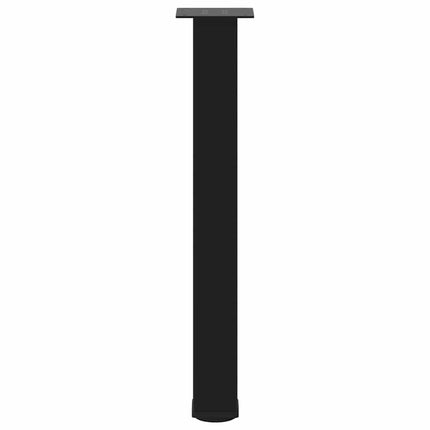 konsolbordben 4 stk. sort 72-74 cm stål