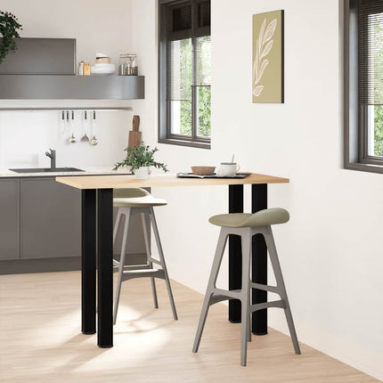 barbordsben 4 stk. sort 90-92 cm stål
