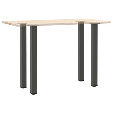 barbordsben 4 stk. antracit 100-102 cm stål