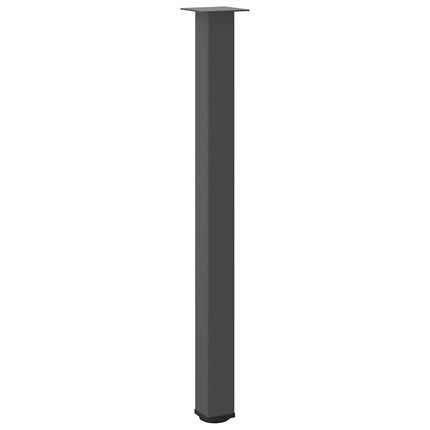 barbordsben 4 stk. antracit 110-112 cm stål