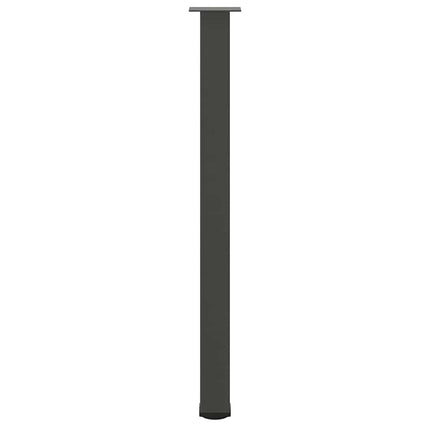 barbordsben 4 stk. antracit 110-112 cm stål