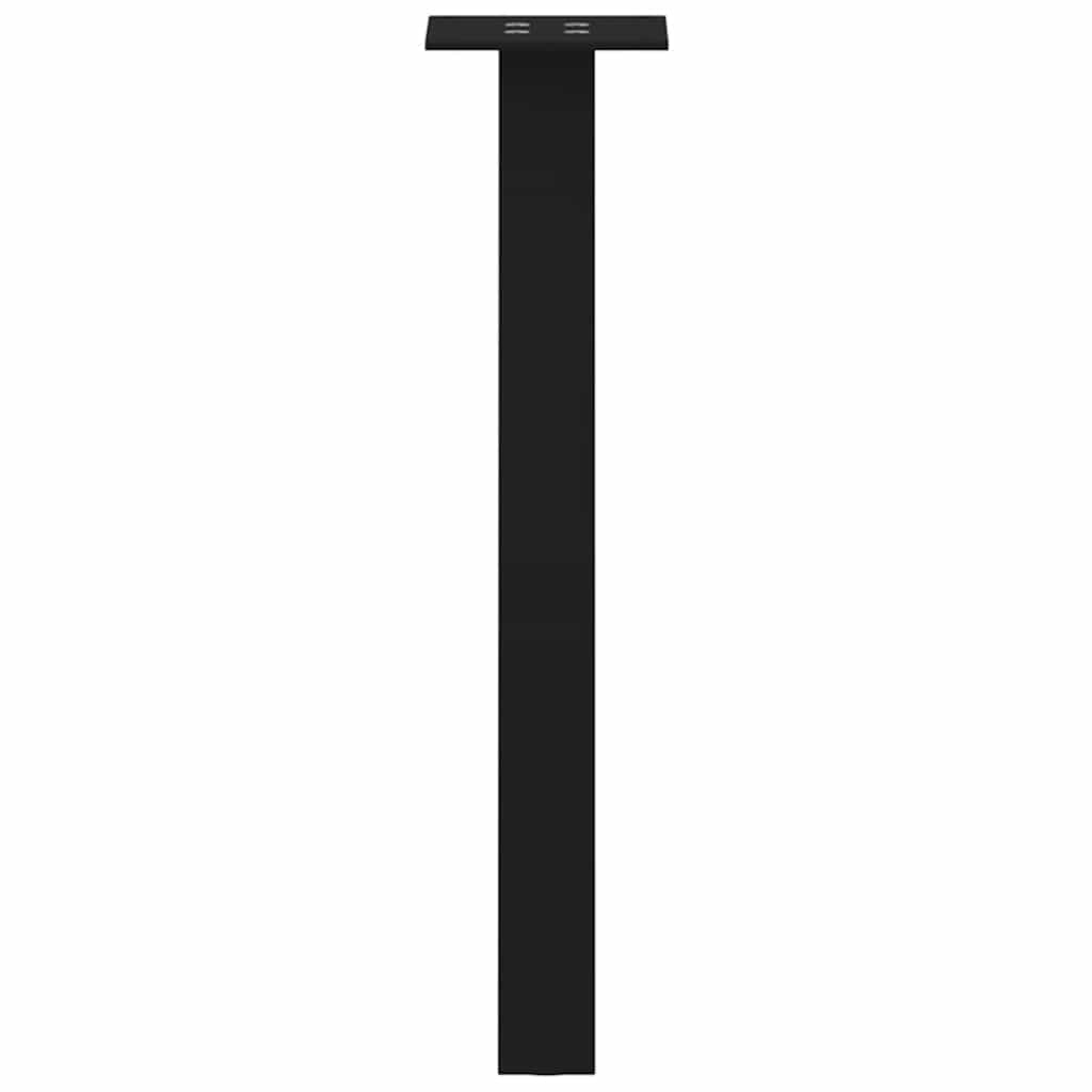 sofabordsben 4 stk. sort 30 cm stål