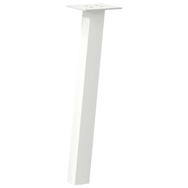 sofabordsben 4 stk. hvid 30 cm stål