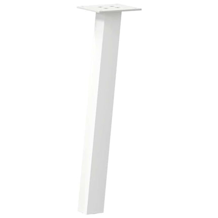 sofabordsben 4 stk. hvid 42 cm stål