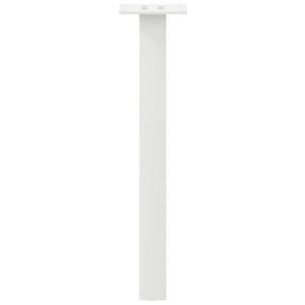 sofabordsben 4 stk. hvid 42 cm stål