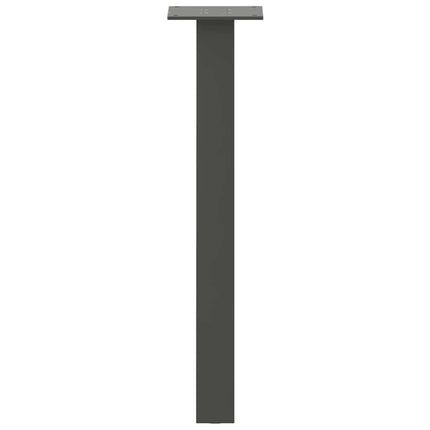 sofabordsben 4 stk. antracit 42 cm stål