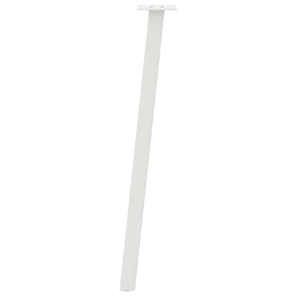 konsolbordben 4 stk. hvid 72 cm stål