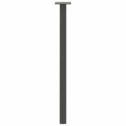 konsolbordben 4 stk. antracit 72 cm stål