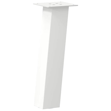 sofabordsben 4 stk. hvid 30 cm stål