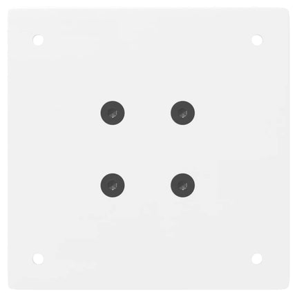 sofabordsben 4 stk. hvid 30 cm stål