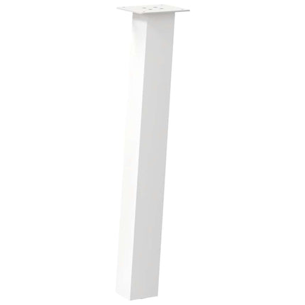 konsolbordben 4 stk. hvid 72 cm stål