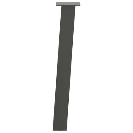 konsolbordben 4 stk. antracit 72 cm stål