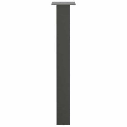 konsolbordben 4 stk. antracit 72 cm stål