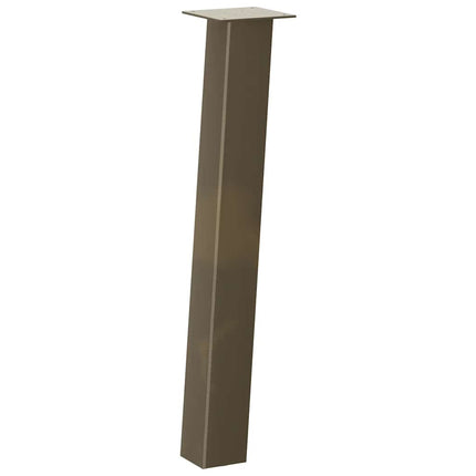 konsolbordben 4 stk. naturstål 72 cm stål