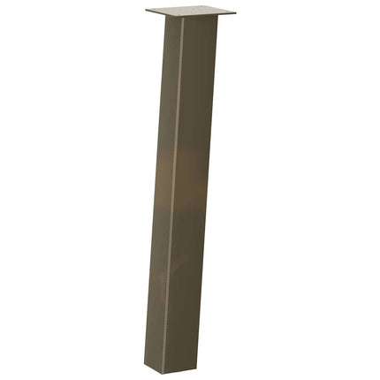 konsolbordben 4 stk. naturstål 72 cm stål