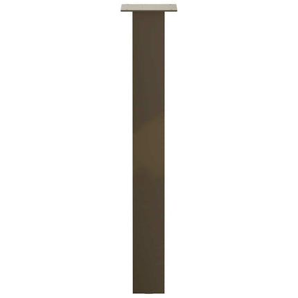 konsolbordben 4 stk. naturstål 72 cm stål