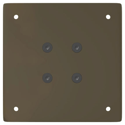 konsolbordben 4 stk. naturstål 72 cm stål