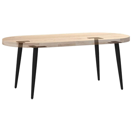 sofabordben konisk form 4 stk. sort 30-31 cm stål