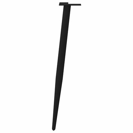 konsolbordben konisk form 4 stk. sort 72-73 cm stål