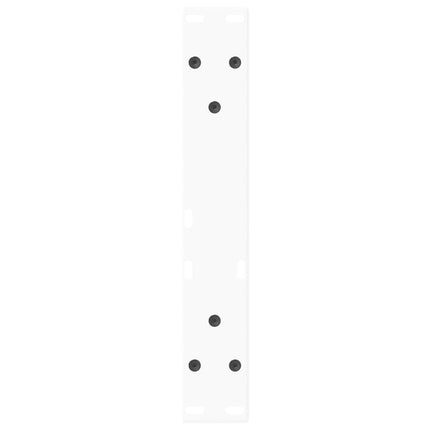 sofabordsben V-formet 2 stk. hvid 40x(30-31,3) cm stål