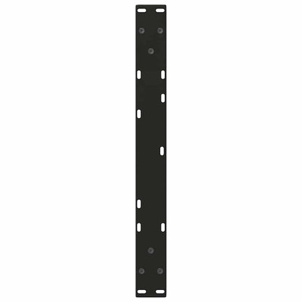 sofabordsben V-formet 2 stk. sort 50x(30-31,3) cm stål