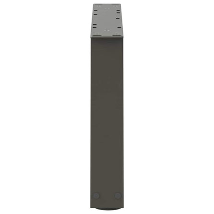 sofabordsben V-formet 2 stk. antracit 60x(30-31,3) cm stål
