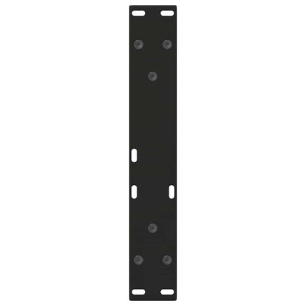 sofabordsben V-formet 2 stk. sort 28 x (42-43,3) cm stål