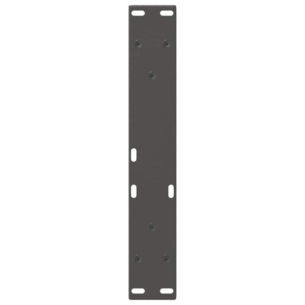 sofabordsben V-formet 2 stk. antracit 38 x (42-43,3) cm stål