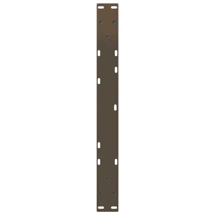 sofabordsben V-formet 2 stk. naturstål 60x(42-43,3) cm stål