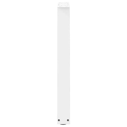 spisebordsben V-formet 2 stk. hvid 60 x (72-73,3) cm stål