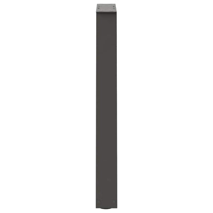 spisebordsben V-formet 2 stk. antracit 60x(72-73,3) cm stål