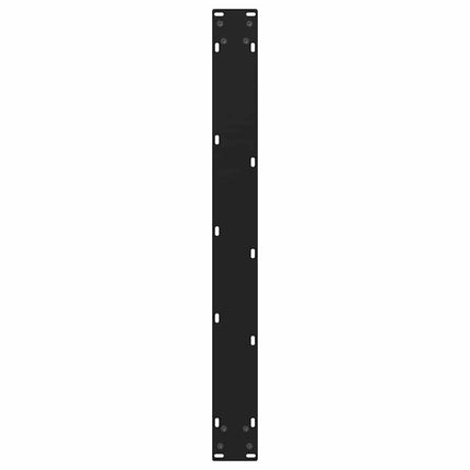 spisebordsben V-formet 2 stk. sort 70 x (72-73,3) cm stål