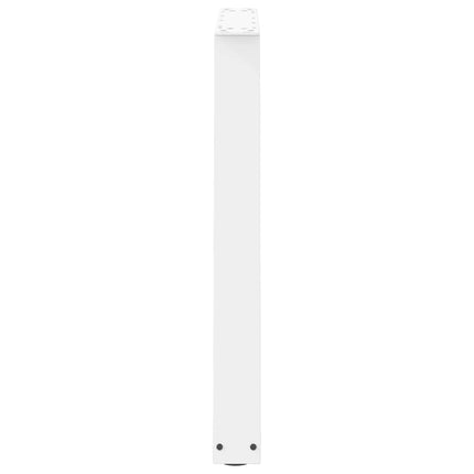 spisebordsben V-formet 2 stk. hvid 70 x (72-73,3) cm stål
