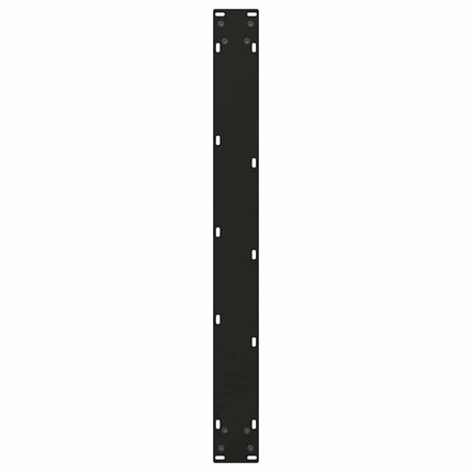 spisebordsben V-formet 2 stk. sort 90 x (72-73,3) cm stål