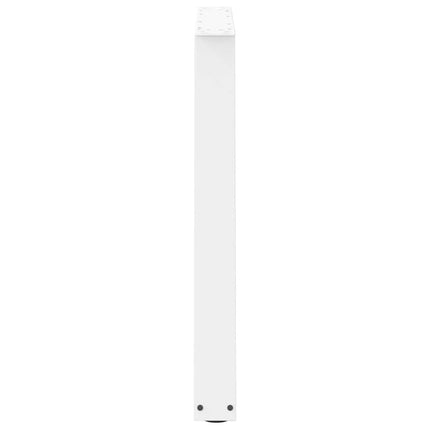 spisebordsben V-formet 2 stk. hvid 90 x (72-73,3) cm stål