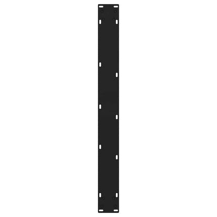 spisebordsben V-formet 3 stk. sort 70 x (72-73,3) cm stål