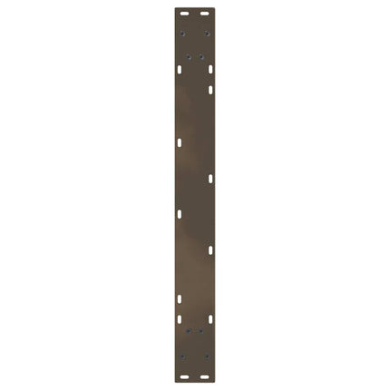 spisebordben V-formet 3 stk. naturstål 100x(72-73,3) cm stål