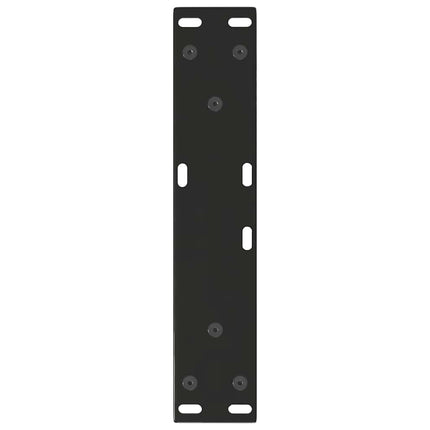 sofabordsben V-formet 2 stk. sort 30x(30-31,3) cm stål