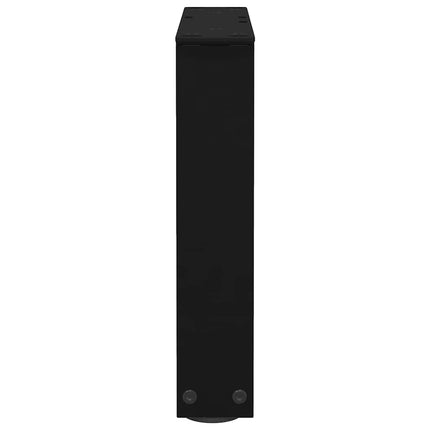 sofabordben V-formet 2 stk. sort 40x(30-31,3) cm stål