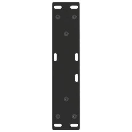 sofabordsben V-formet 2 stk. sort 28 x (42-43,3) cm stål