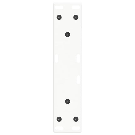 sofabordsben V-formet 2 stk. hvid 28 x (42-43,3) cm stål