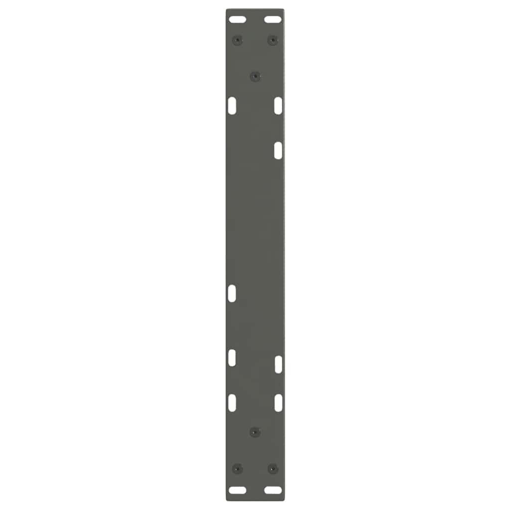sofabordsben V-formet 2 stk. antracit 50x(42-43,3) cm stål