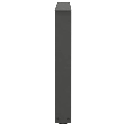 sofabordsben V-formet 2 stk. antracit 60x(42-43,3) cm stål